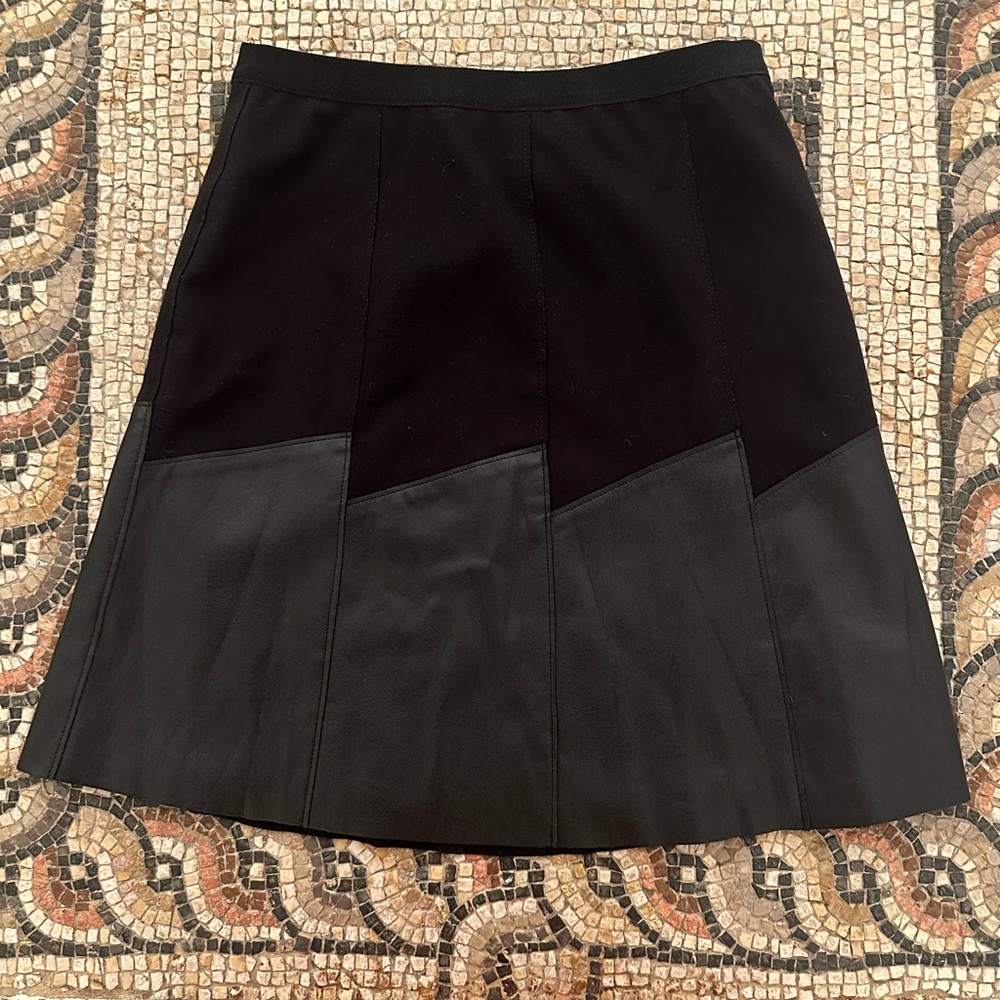 T Tahari Vintage Black Asymmetrical Women's Skirt